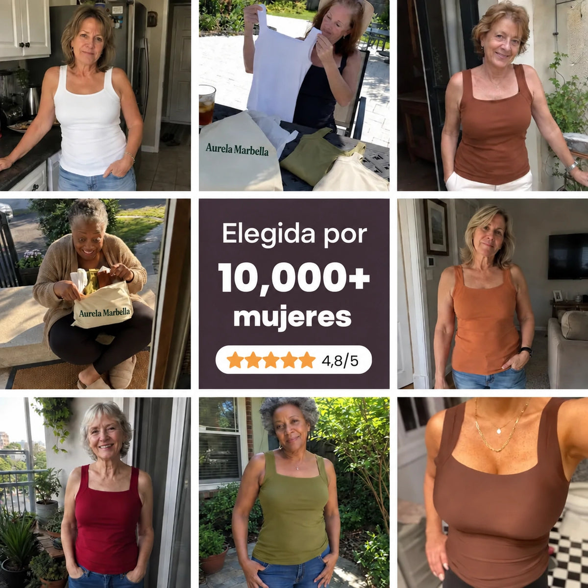 Camiseta Cómoda con Sujetador Incorporado – Sin Aros