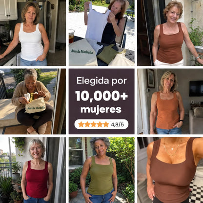 Camiseta Cómoda con Sujetador Incorporado – Sin Aros