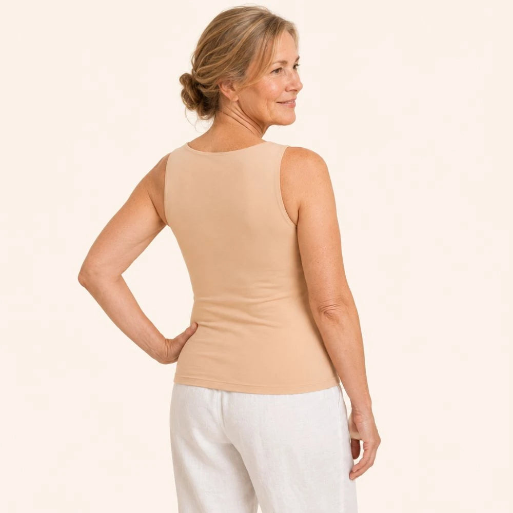 Camiseta Cómoda con Sujetador Incorporado – Sin Aros